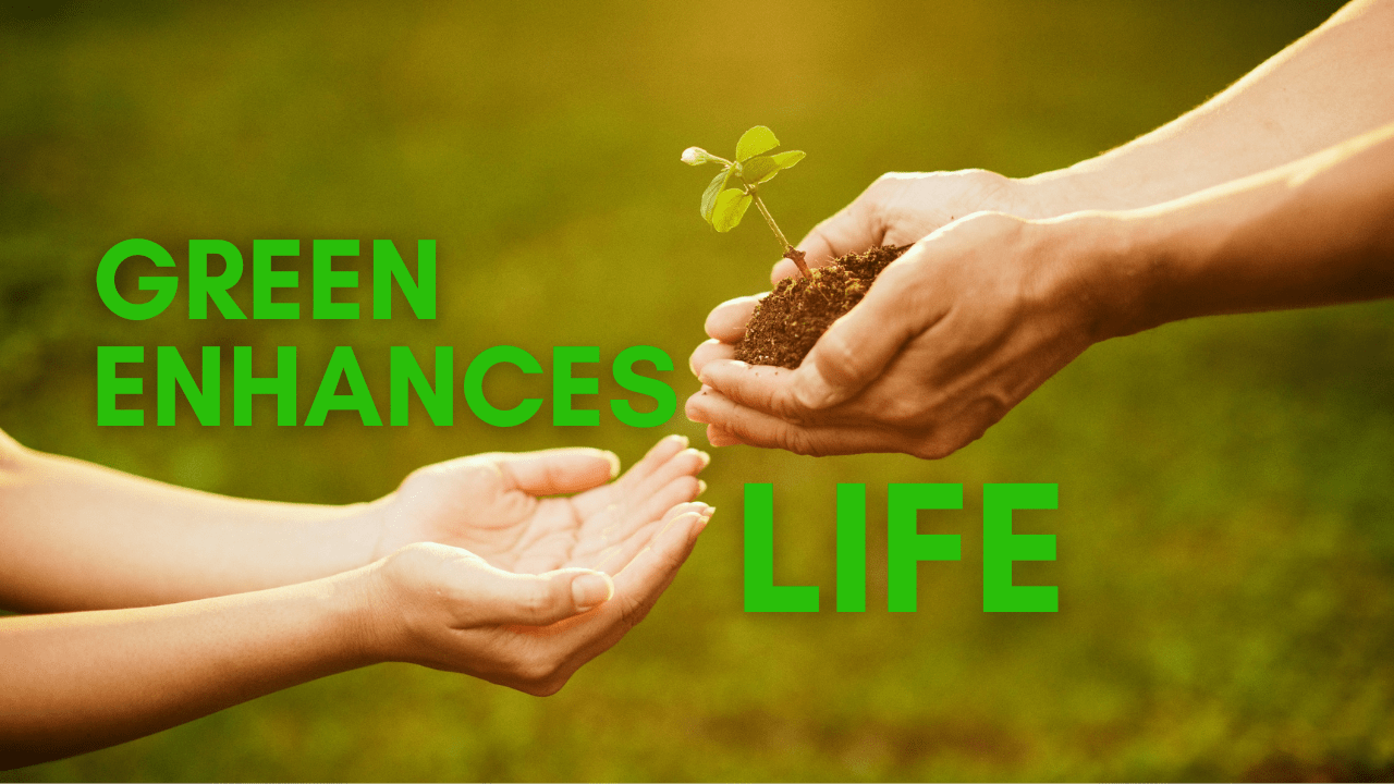 GREEN ENHANCES LIFE